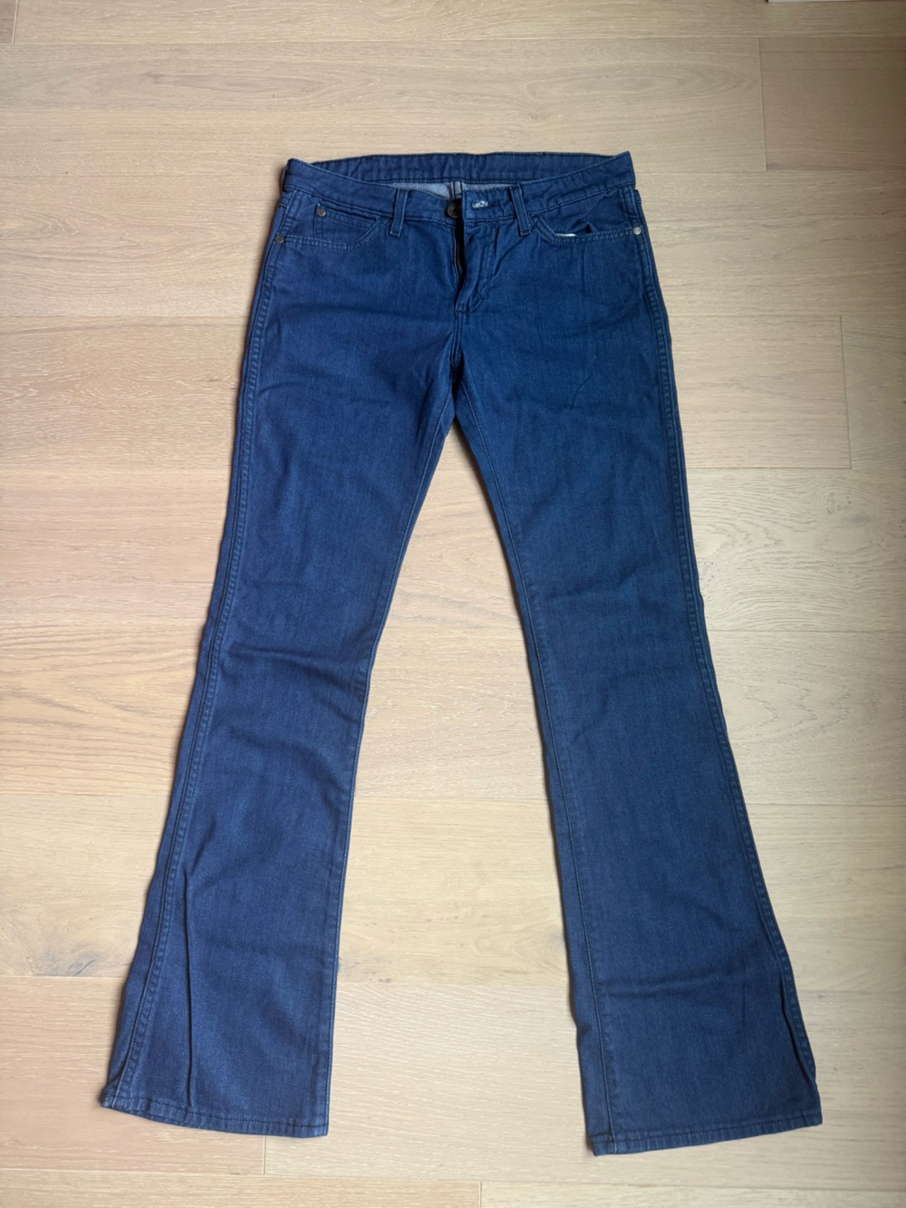 Wrangler Women's Slim Bootcut Jeans in Dark Blue